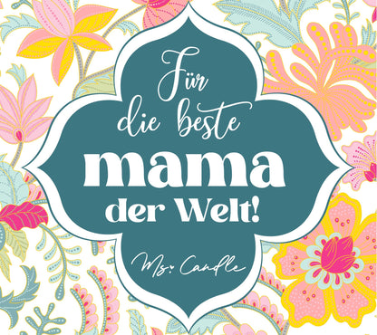 Duftkerze mit Botschaft - Für die beste Mama der Welt